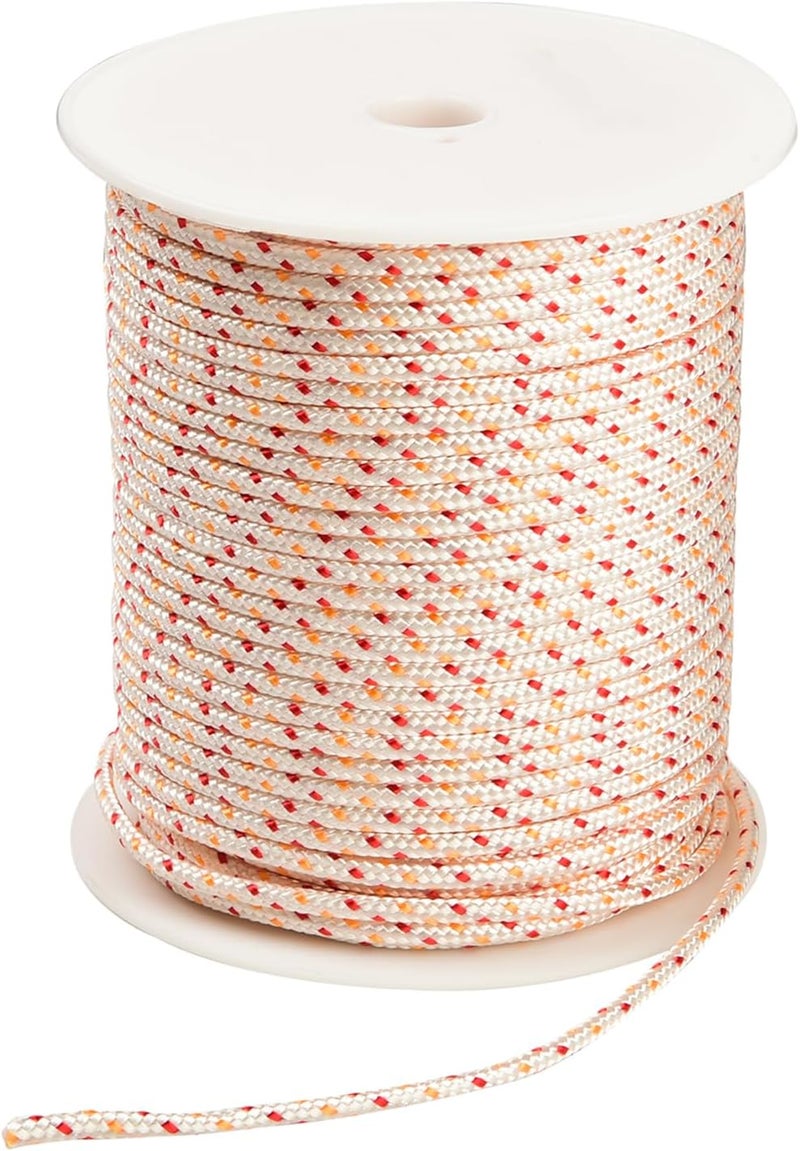 Multisland Recoil Starter Rope Pull Cord, 100m / 4.5mm Pull Starter Rope for Craftsman Husqvarna Stihl Honda Lawn Mower Chainsaw Trimmer Edger Brush Cutter Engine Parts - Image 1